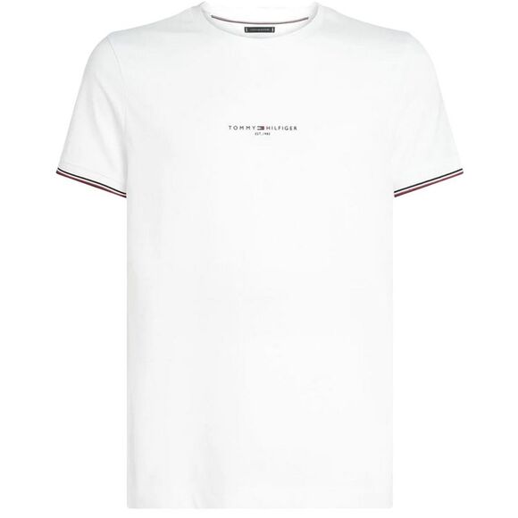 Tommy Hilfiger Other - Tommy Hilfiger Mens Logo Tipped Slim T-Shirt / White